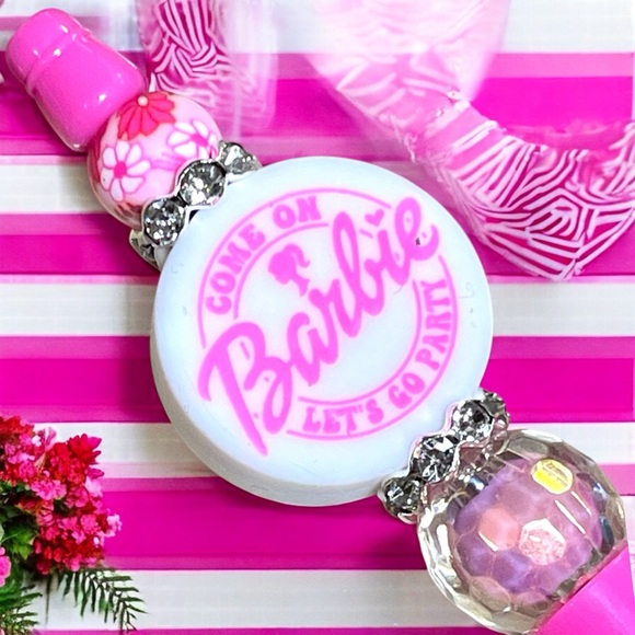 Other - New pink Come on Barbie let’s go party ballpoint beaded ink pen
